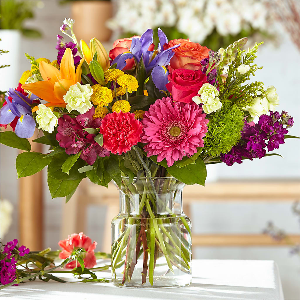 Bold & Bright – A Florist Original – BRICK HOUSE FLORIST & GIFTS, Staunton IL