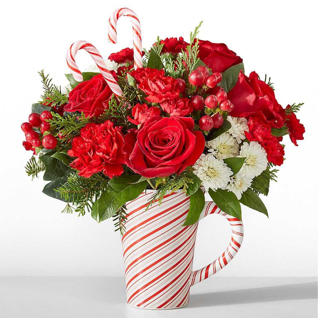 Peppermint Swirl Mug – BRICK HOUSE FLORIST & GIFTS, Staunton IL