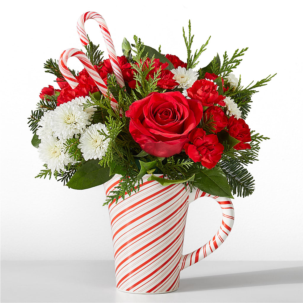 Peppermint Swirl Mug – BRICK HOUSE FLORIST & GIFTS, Staunton IL