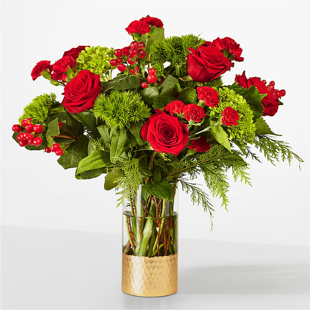 Plaid Throw Bouquet – BRICK HOUSE FLORIST & GIFTS, Staunton IL