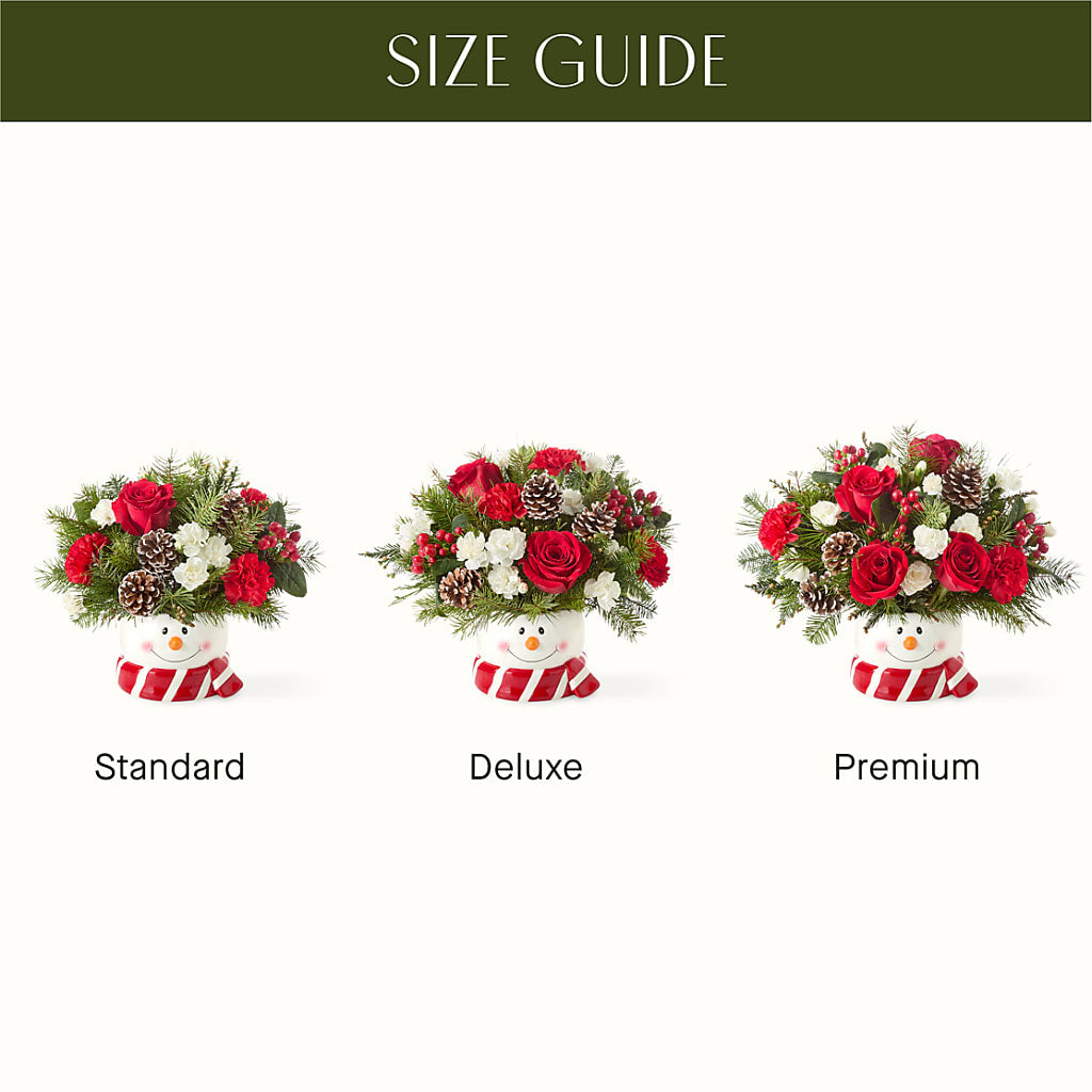 Jolly Snowman Bouquet – BRICK HOUSE FLORIST & GIFTS, Staunton IL