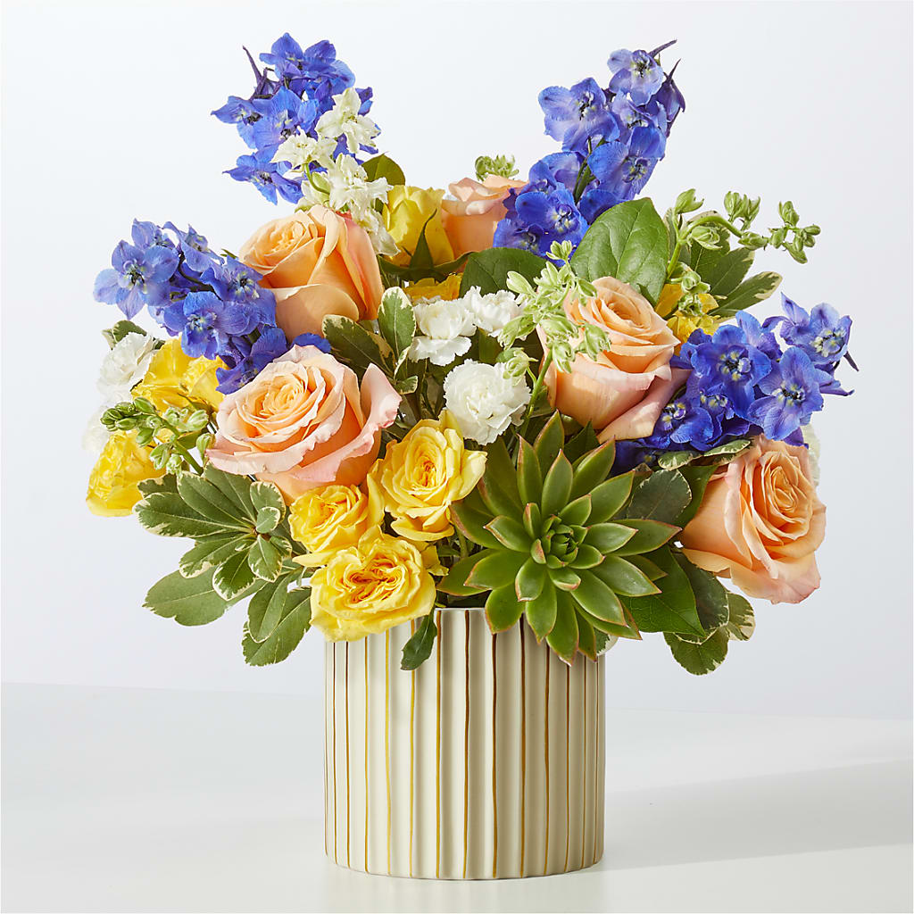 Cobalt Reverie Bouquet – BRICK HOUSE FLORIST & GIFTS, Staunton IL
