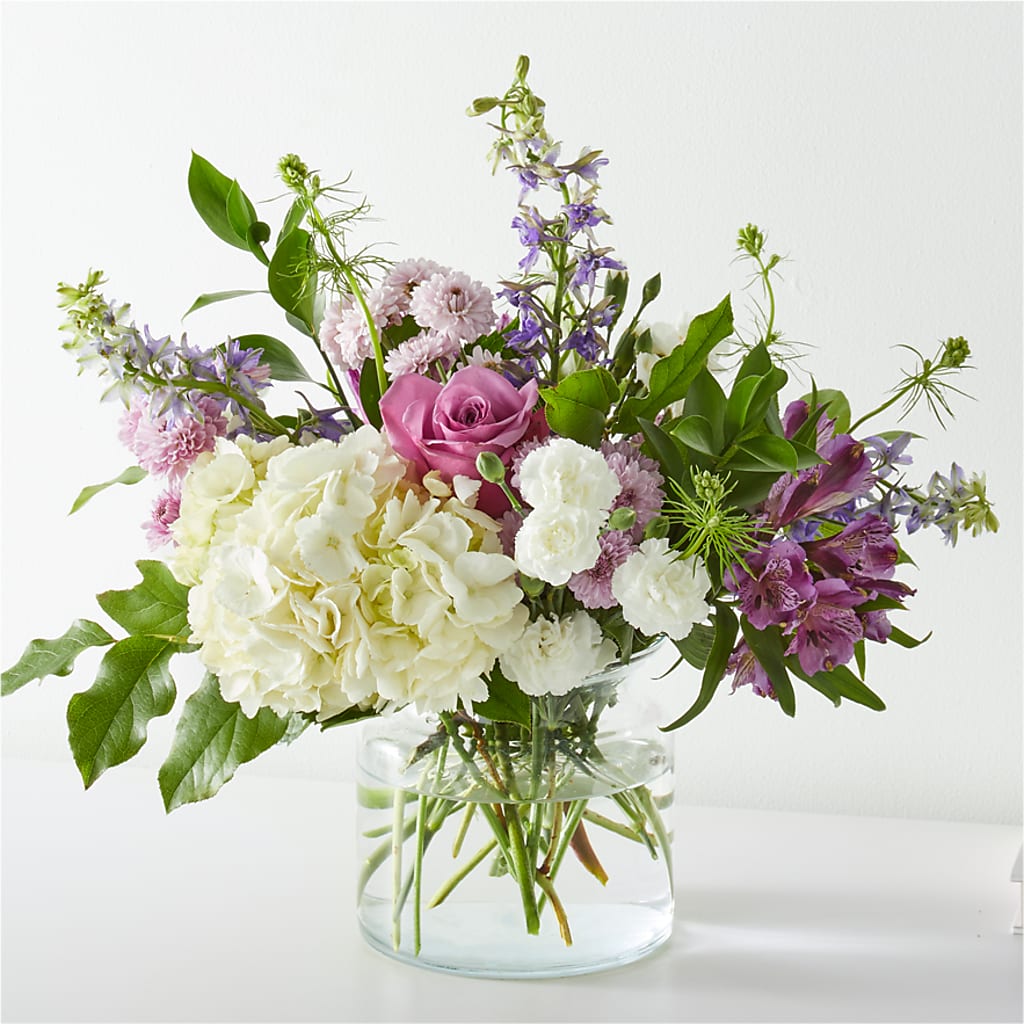 Violet Caress Bouquet – BRICK HOUSE FLORIST & GIFTS, Staunton IL