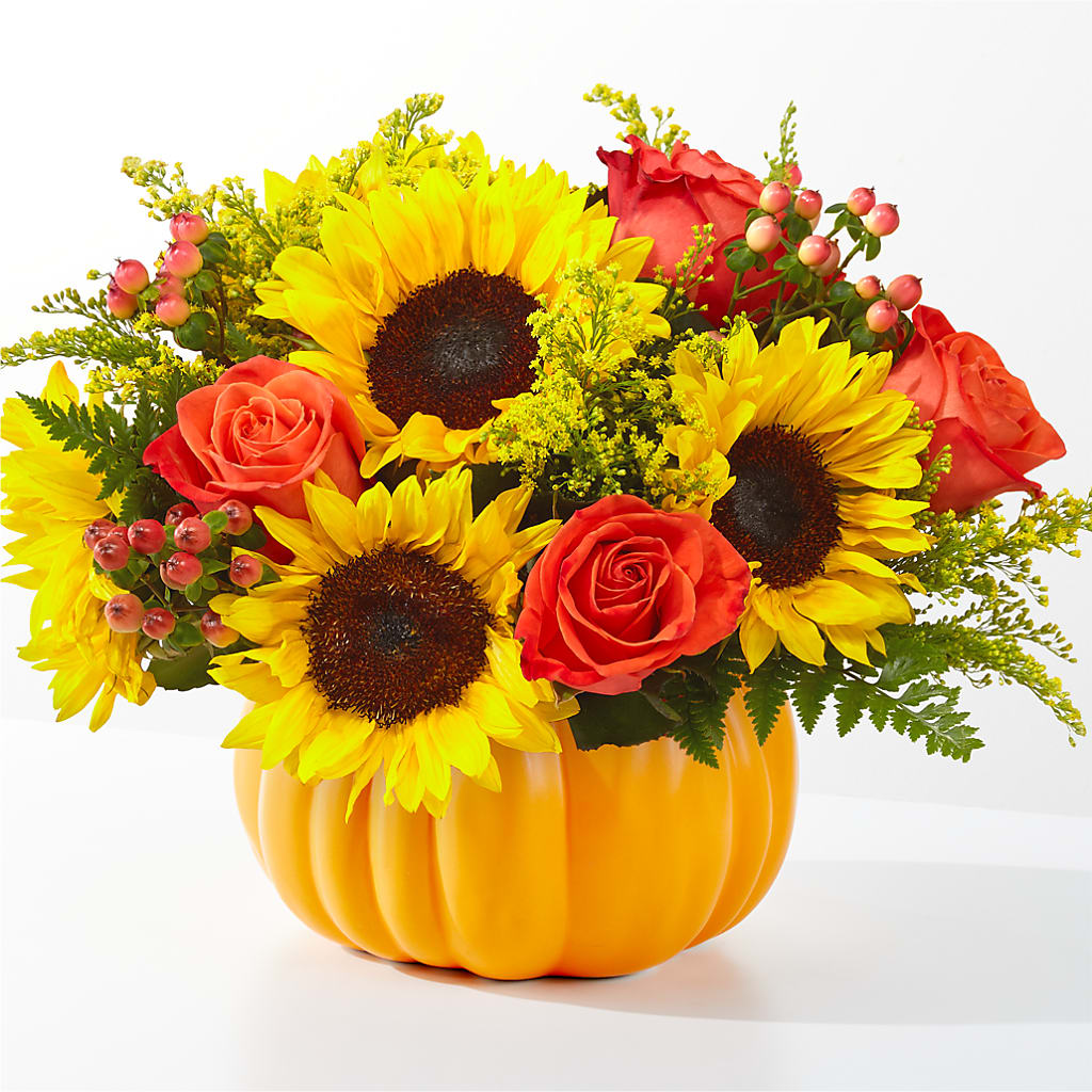 Pick of the Patch Pumpkin Bouquet – BRICK HOUSE FLORIST & GIFTS, Staunton IL