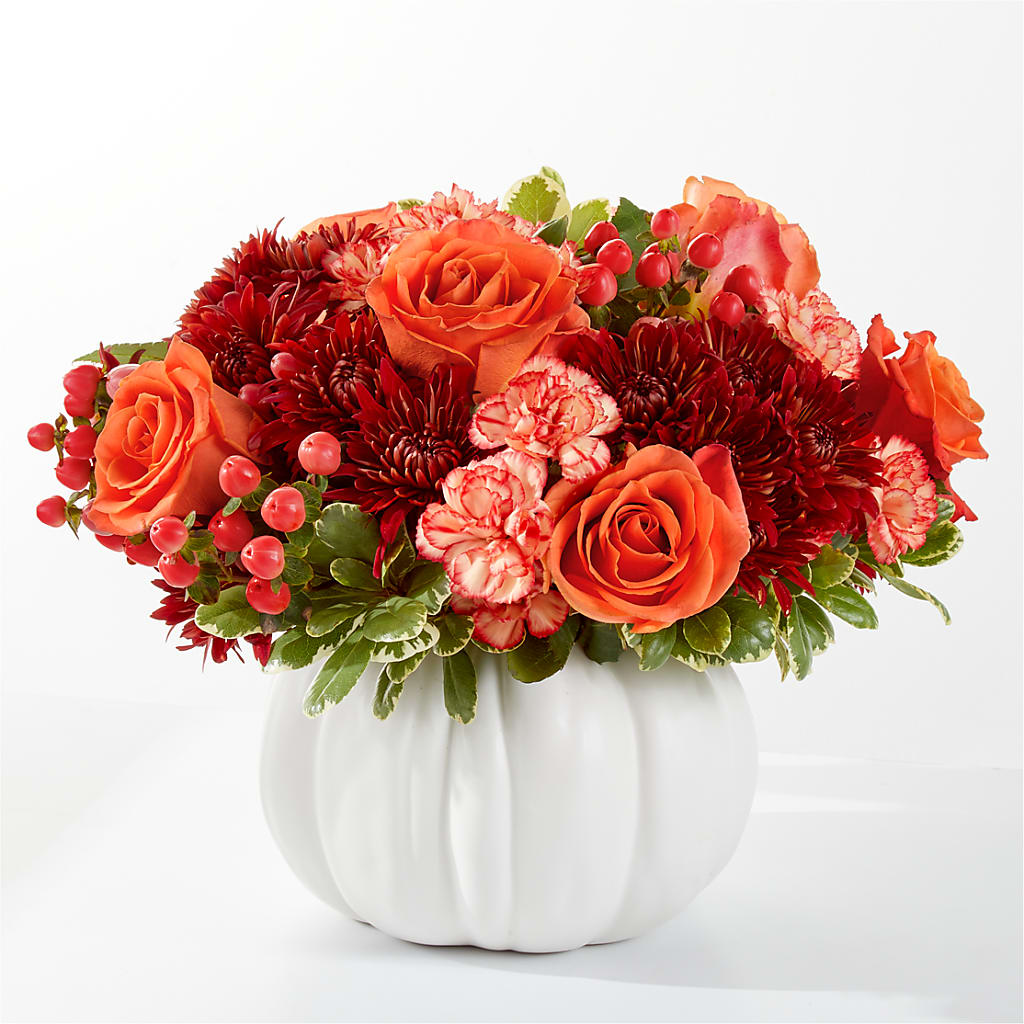 Autumn Air Pumpkin Bouquet – BRICK HOUSE FLORIST & GIFTS, Staunton IL