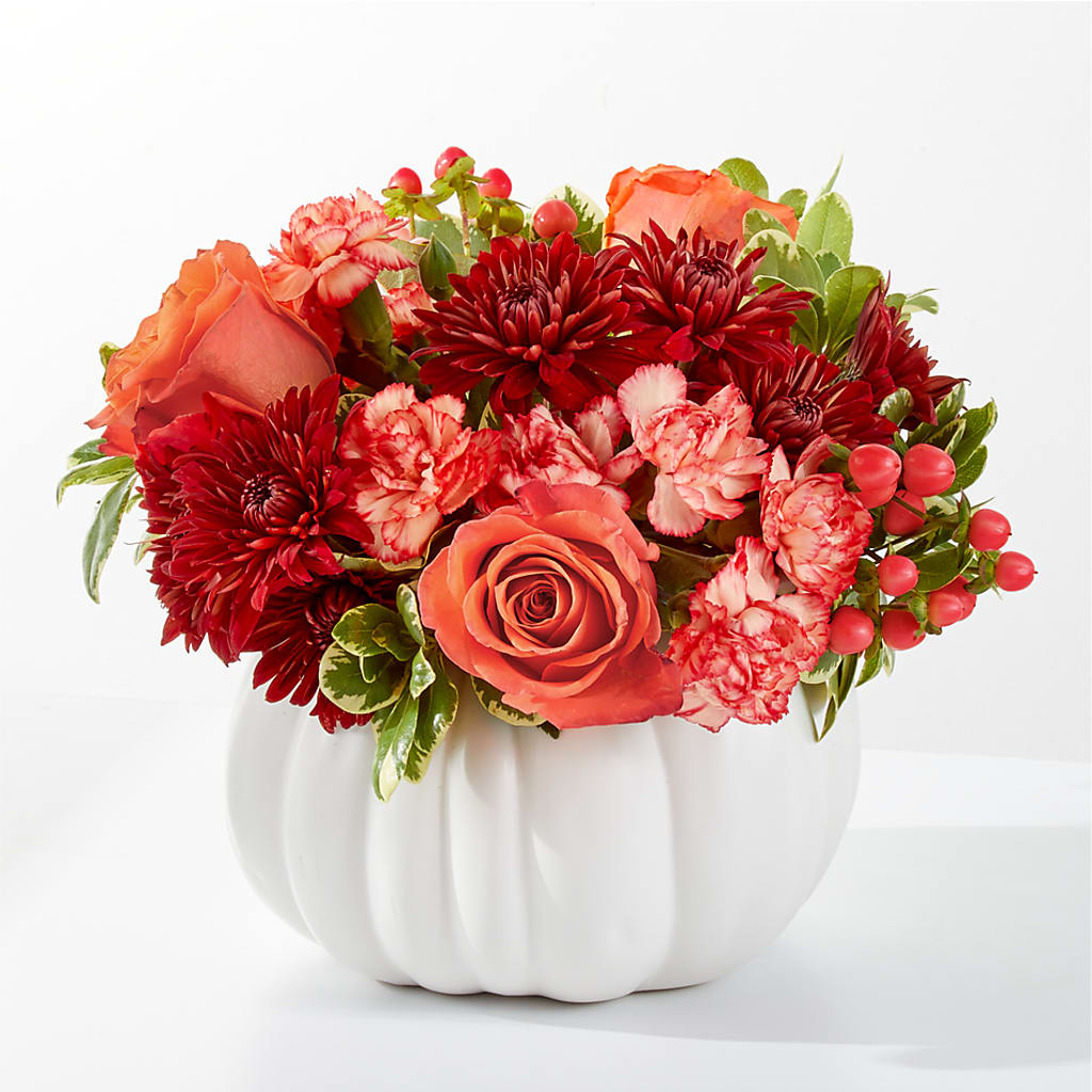 Autumn Air Pumpkin Bouquet – BRICK HOUSE FLORIST & GIFTS, Staunton IL