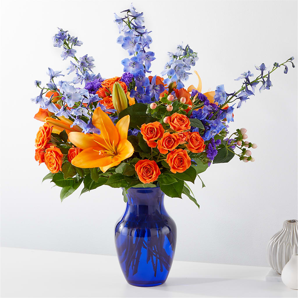 Radiant Citrus Bouquet – BRICK HOUSE FLORIST & GIFTS, Staunton IL