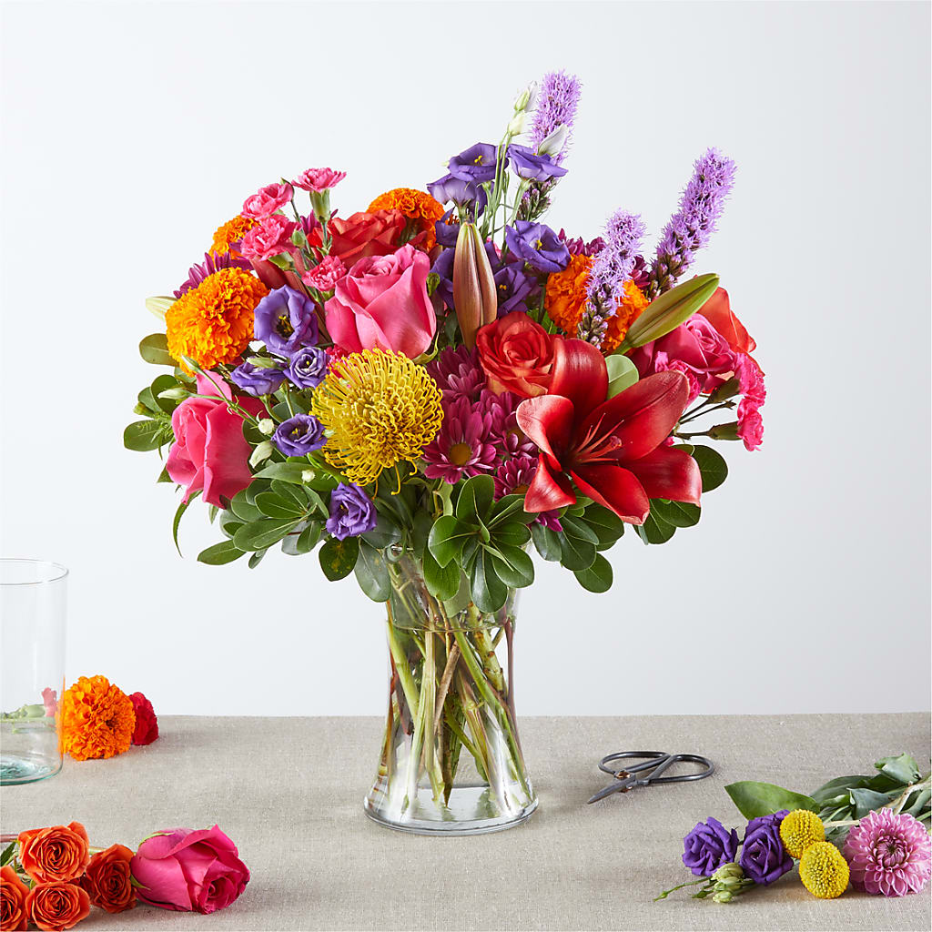 Feast of Color – A Florist Original – BRICK HOUSE FLORIST & GIFTS, Staunton IL