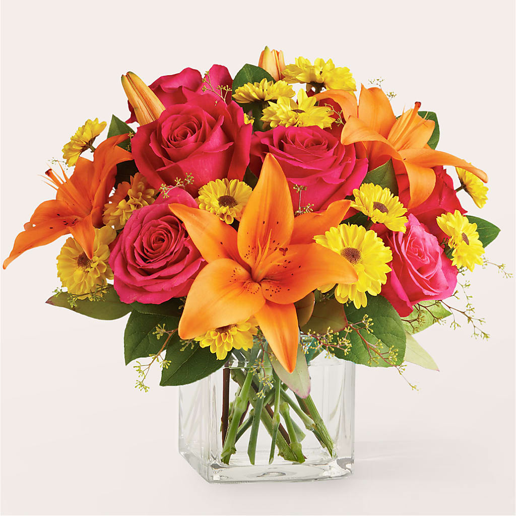 Neon Lights Bouquet – BRICK HOUSE FLORIST & GIFTS, Staunton IL