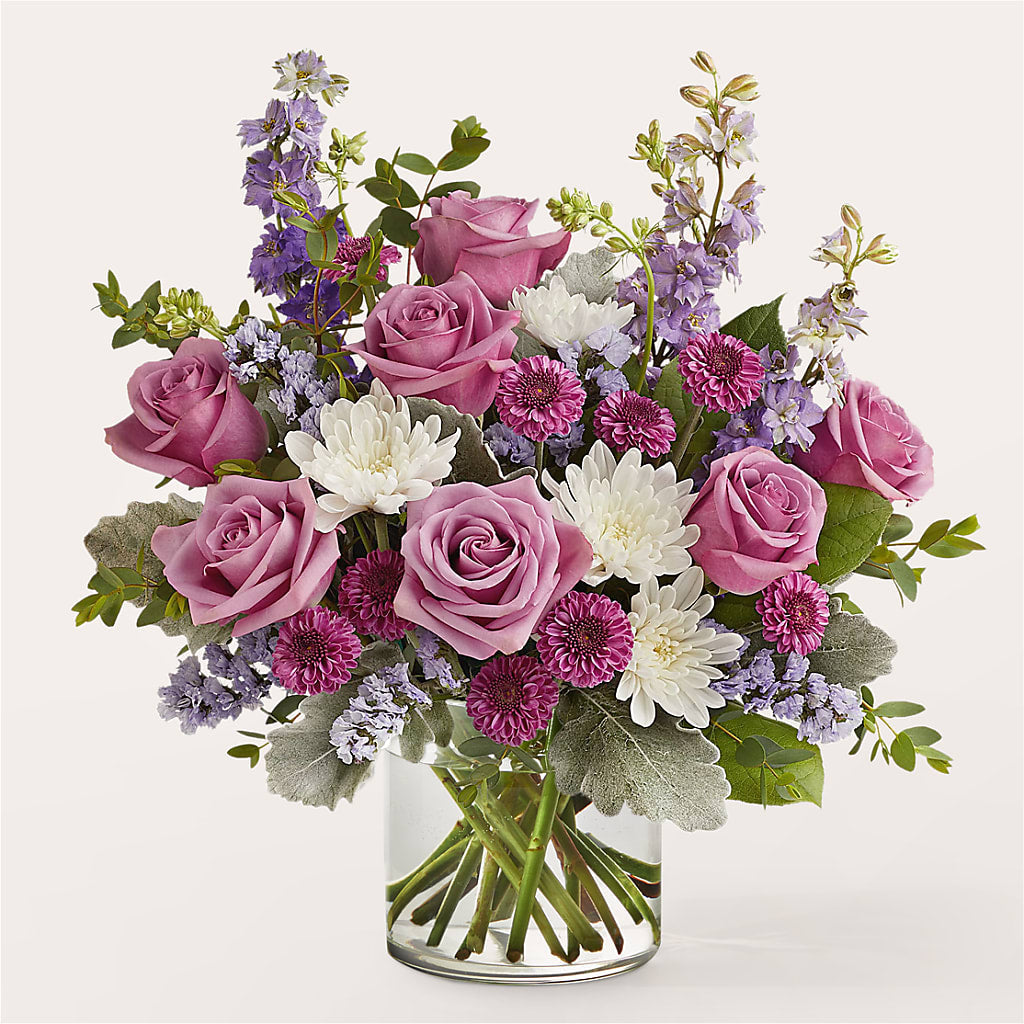 Violet Frost Bouquet – BRICK HOUSE FLORIST & GIFTS, Staunton IL