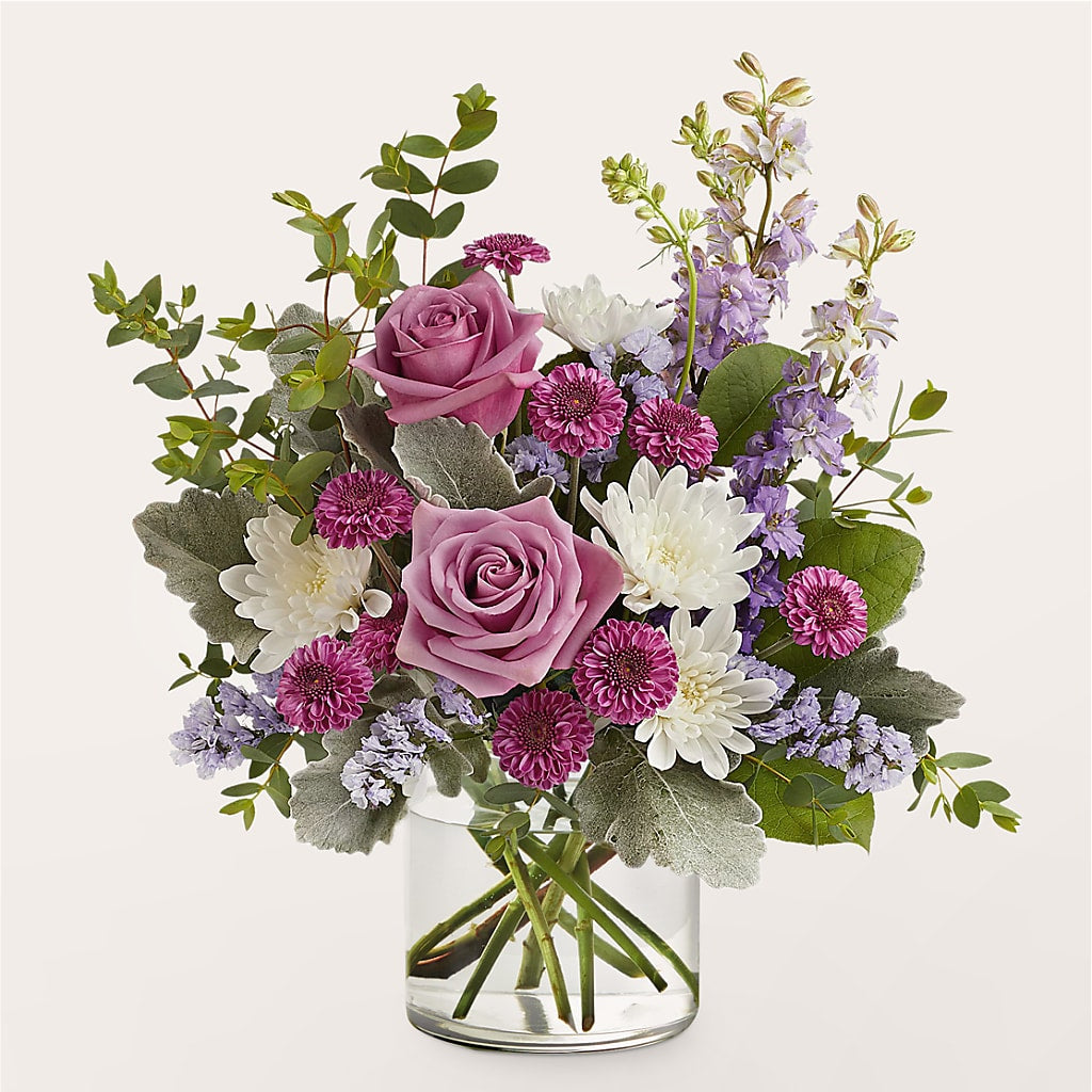 Violet Frost Bouquet – BRICK HOUSE FLORIST & GIFTS, Staunton IL