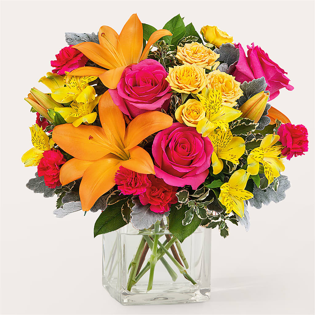 To the Tropics Bouquet – BRICK HOUSE FLORIST & GIFTS, Staunton IL