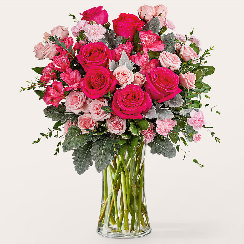 Tickled Pink Bouquet – BRICK HOUSE FLORIST & GIFTS, Staunton IL