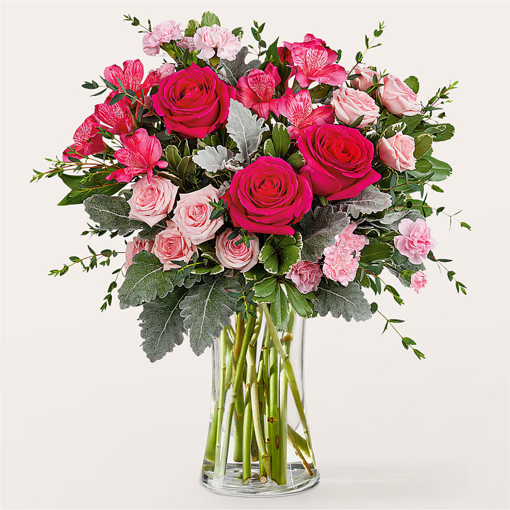Tickled Pink Bouquet – BRICK HOUSE FLORIST & GIFTS, Staunton IL
