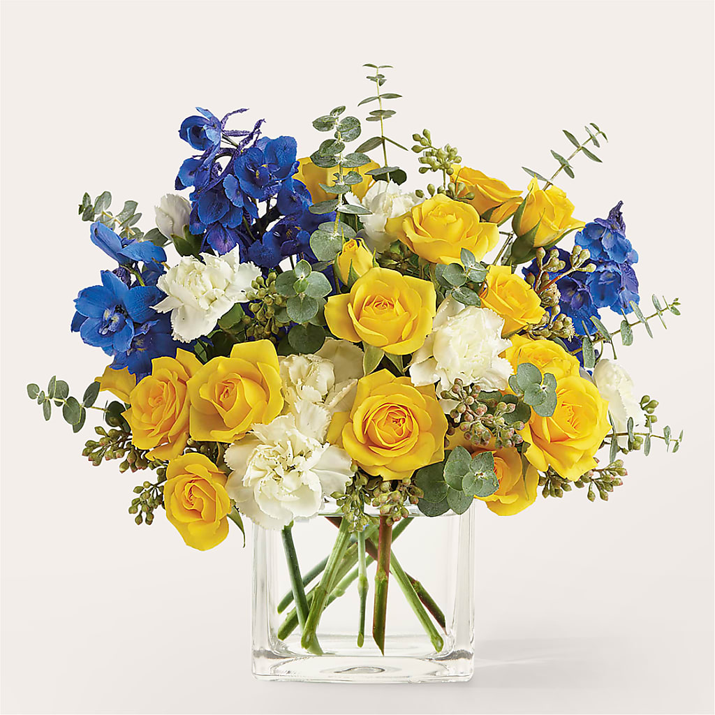 Sparkling Citrine Bouquet – BRICK HOUSE FLORIST & GIFTS, Staunton IL