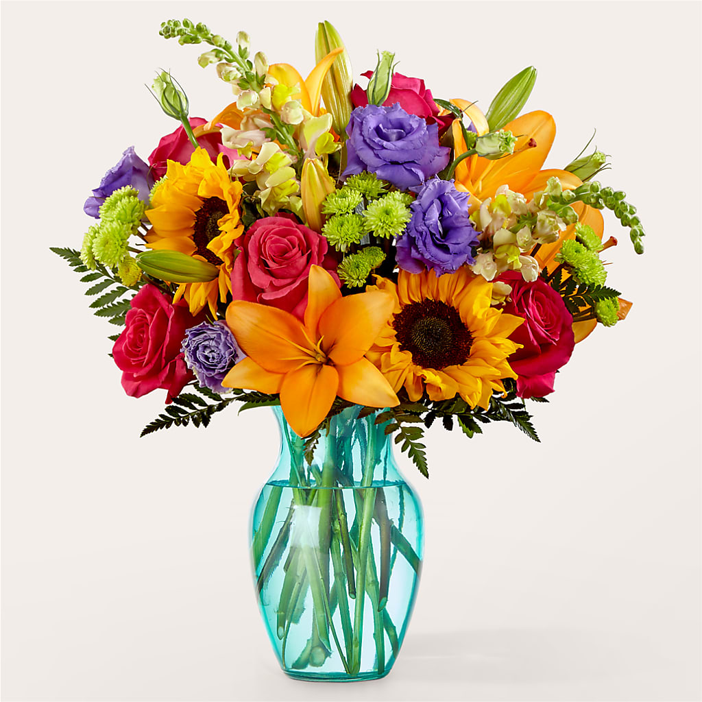 Double Rainbow Bouquet – BRICK HOUSE FLORIST & GIFTS, Staunton IL
