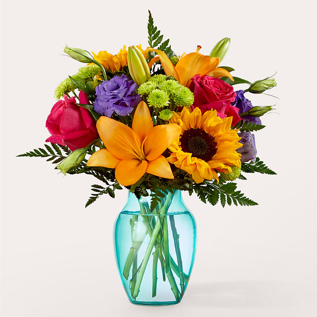 Double Rainbow Bouquet – BRICK HOUSE FLORIST & GIFTS, Staunton IL