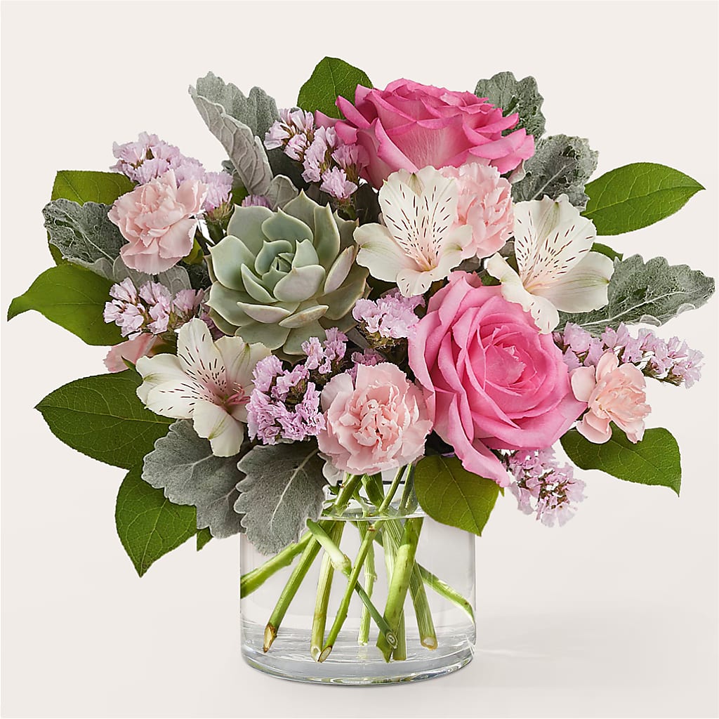 Dusty Rose Bouquet – BRICK HOUSE FLORIST & GIFTS, Staunton IL
