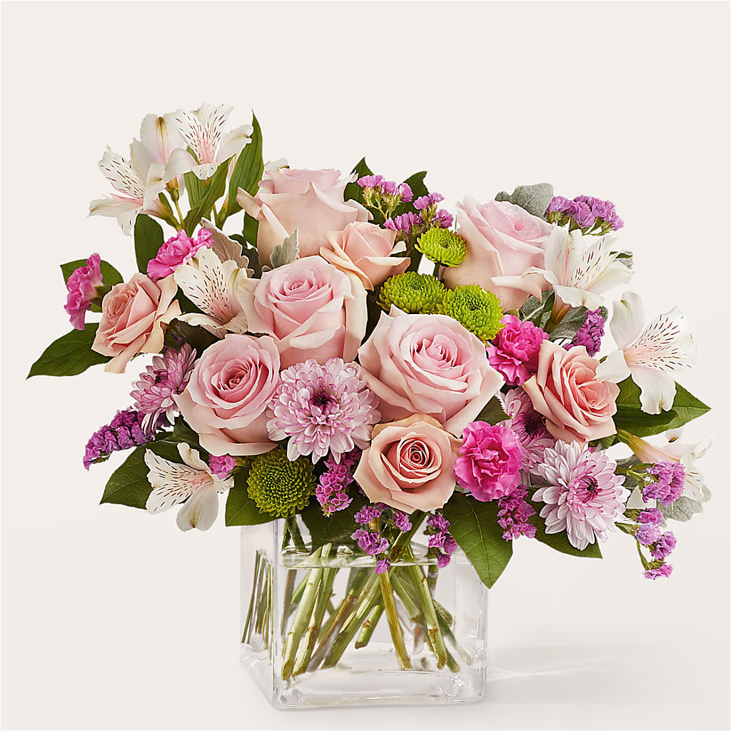 Pink Suede Bouquet – BRICK HOUSE FLORIST & GIFTS, Staunton IL