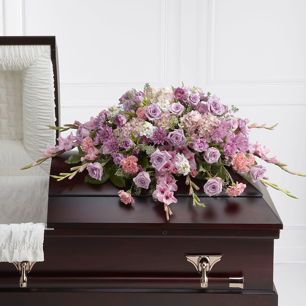 Immorata Casket Spray – BRICK HOUSE FLORIST & GIFTS, Staunton IL