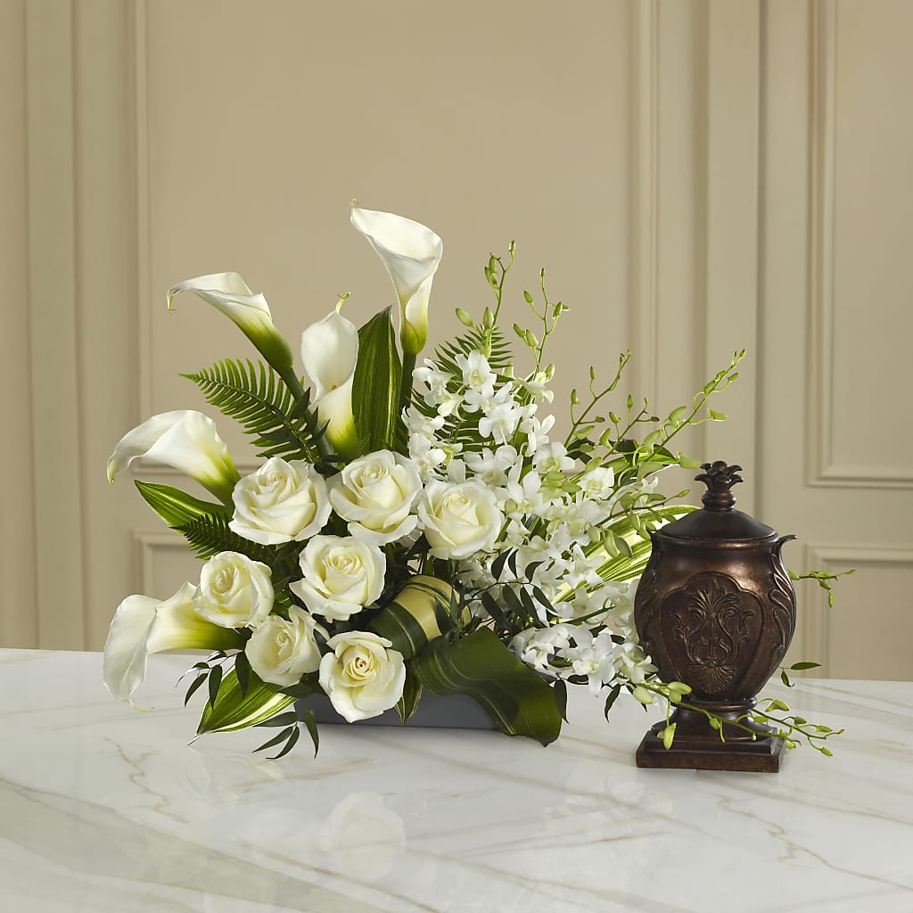 At Peace Arrangement – BRICK HOUSE FLORIST & GIFTS, Staunton IL