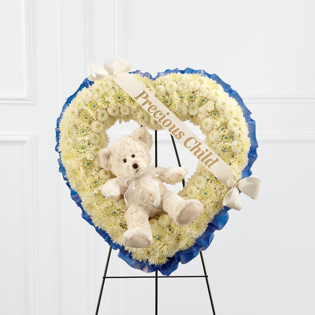 Precious Child Standing Heart – BRICK HOUSE FLORIST & GIFTS, Staunton IL