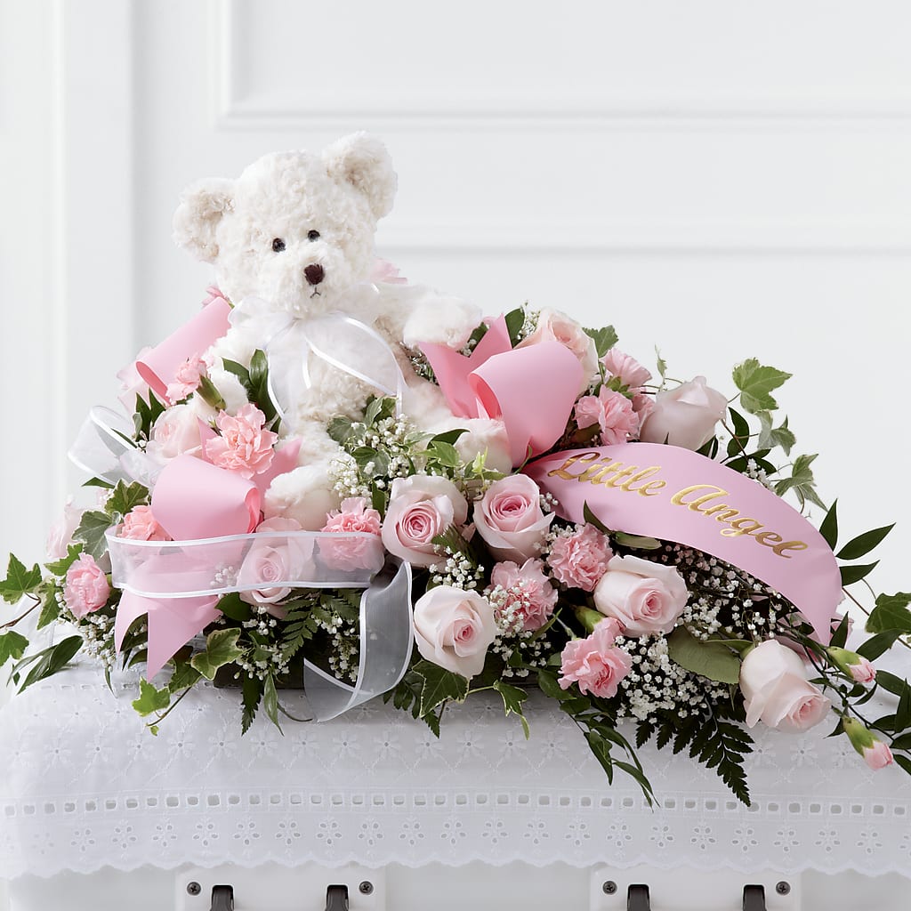 Touch of Sympathy Casket Spray – BRICK HOUSE FLORIST & GIFTS, Staunton IL