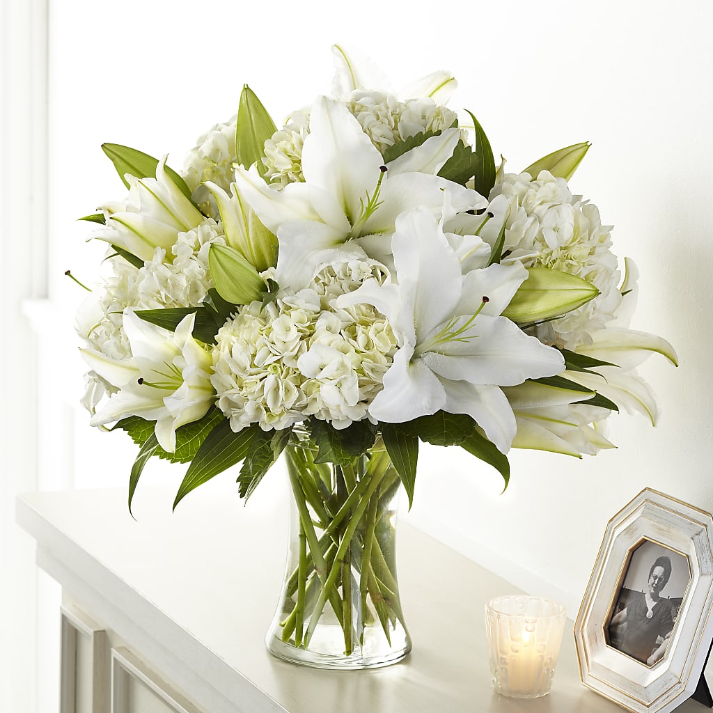 Compassionate Lily Bouquet – BRICK HOUSE FLORIST & GIFTS, Staunton IL