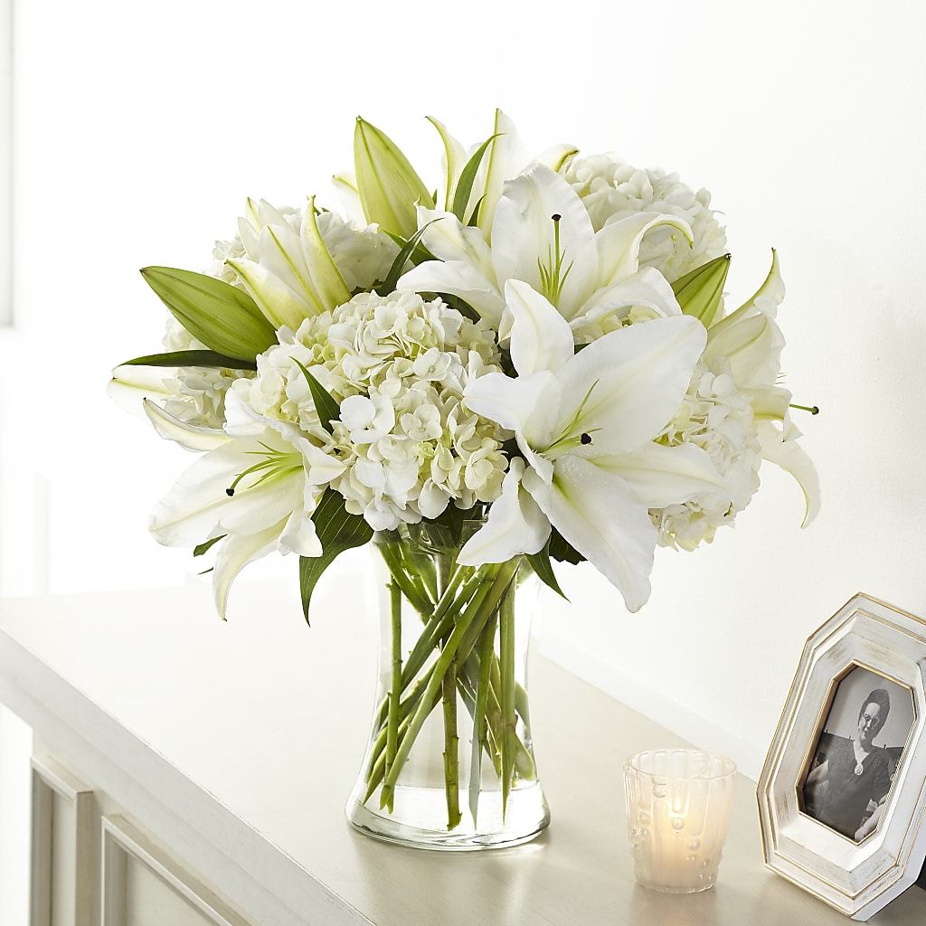 Compassionate Lily Bouquet – BRICK HOUSE FLORIST & GIFTS, Staunton IL