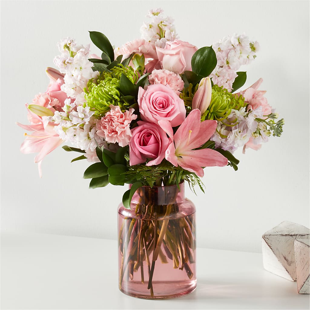 Pretty in Pink Bouquet – BRICK HOUSE FLORIST & GIFTS, Staunton IL