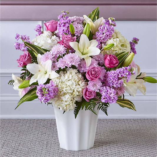 Heaven Sent Floor Basket – BRICK HOUSE FLORIST & GIFTS, Staunton IL