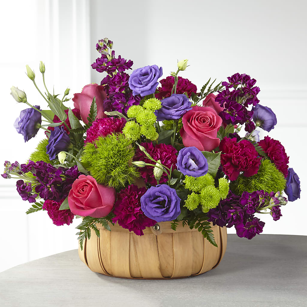 Serene Sanctuary Basket – BRICK HOUSE FLORIST & GIFTS, Staunton IL