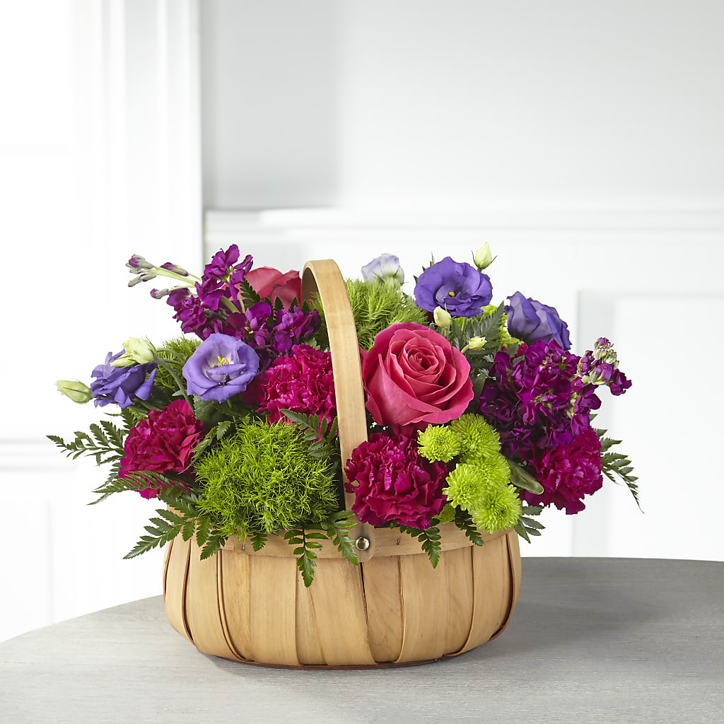 Serene Sanctuary Basket – BRICK HOUSE FLORIST & GIFTS, Staunton IL