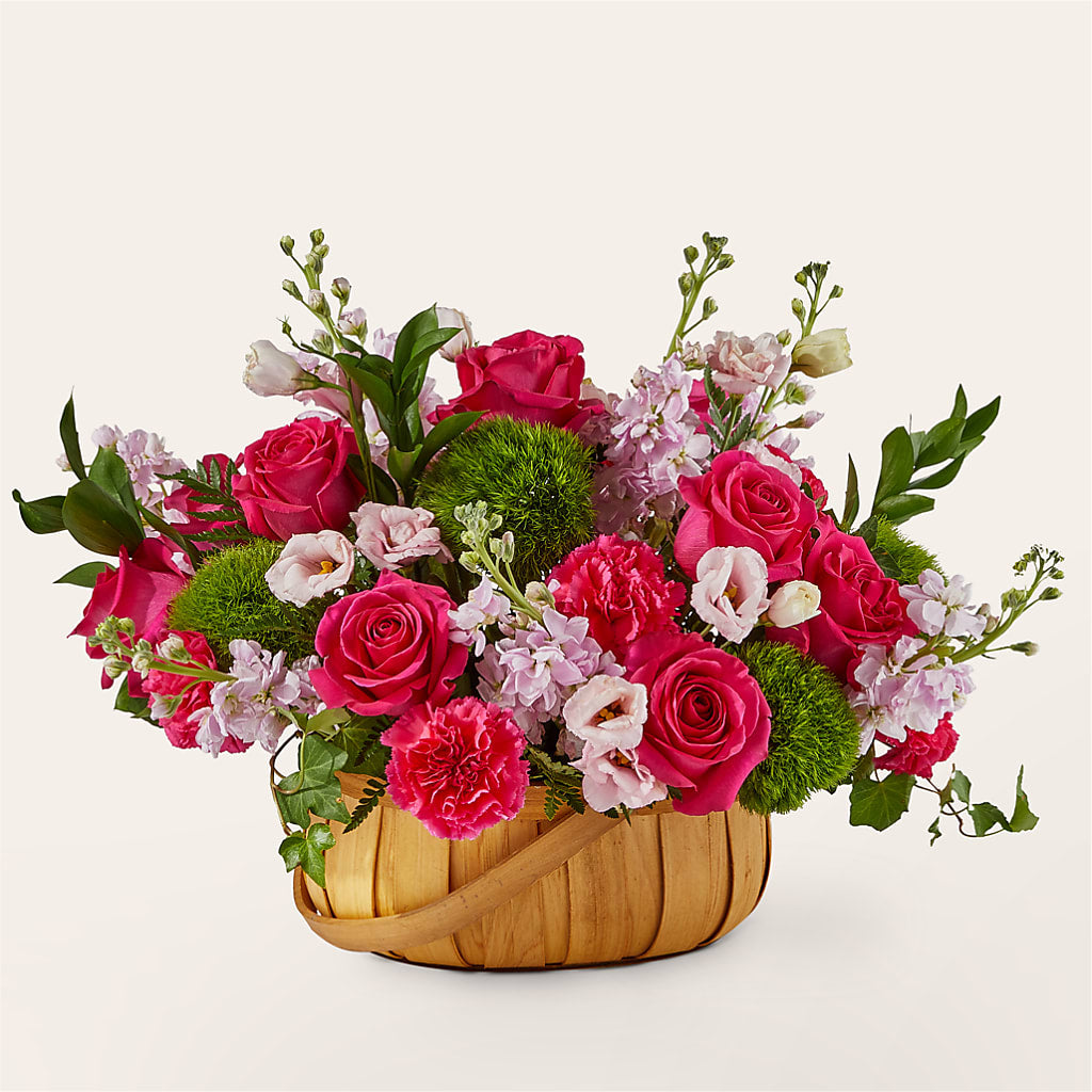 Radiance in Bloom Basket – BRICK HOUSE FLORIST & GIFTS, Staunton IL