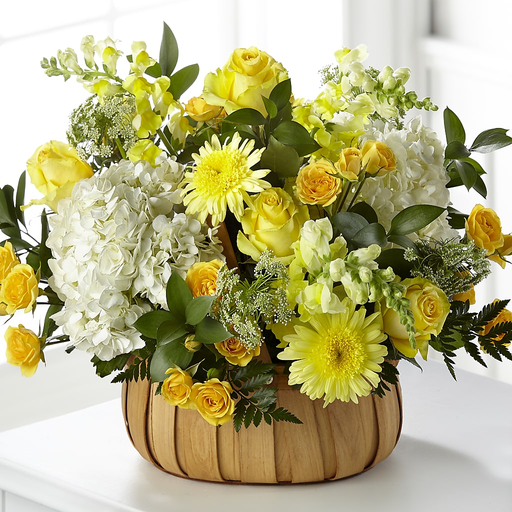 Rustic Remembrance Basket – BRICK HOUSE FLORIST & GIFTS, Staunton IL
