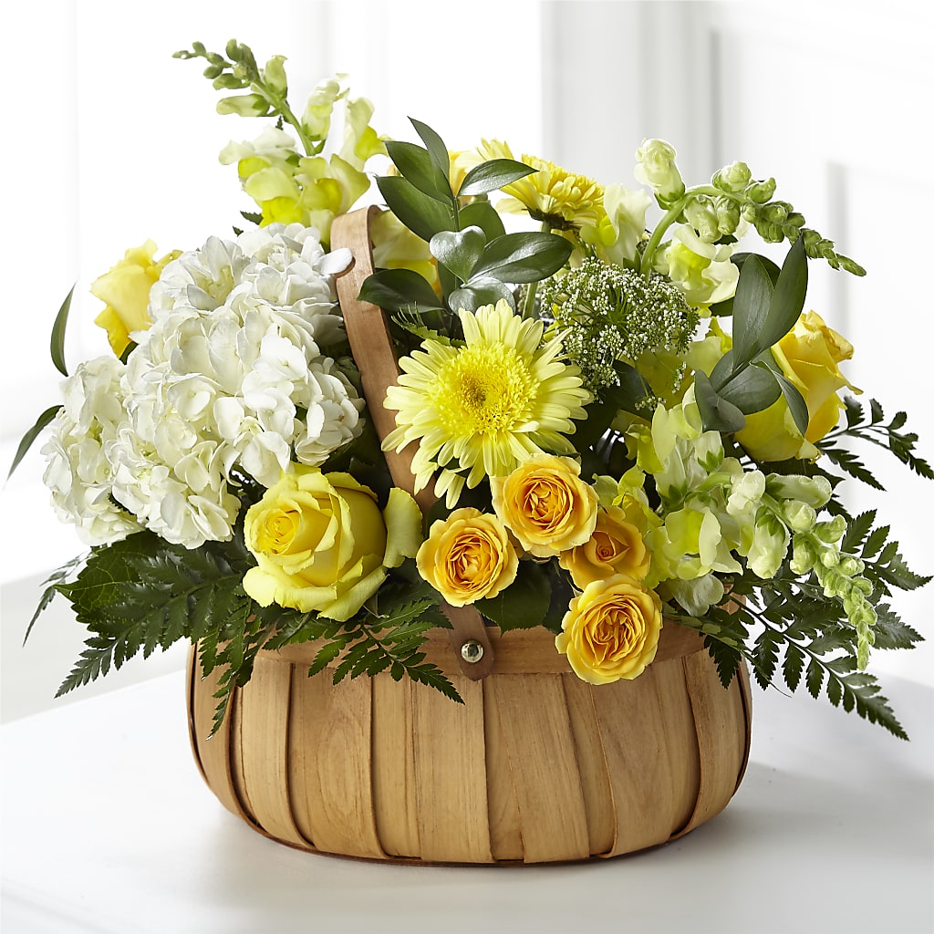 Rustic Remembrance Basket – BRICK HOUSE FLORIST & GIFTS, Staunton IL