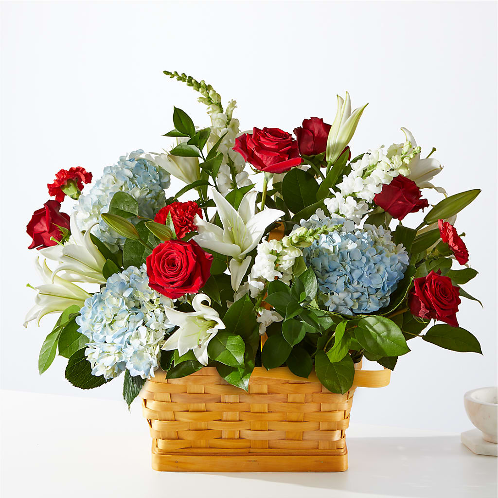 Greater Glory Basket – BRICK HOUSE FLORIST & GIFTS, Staunton IL