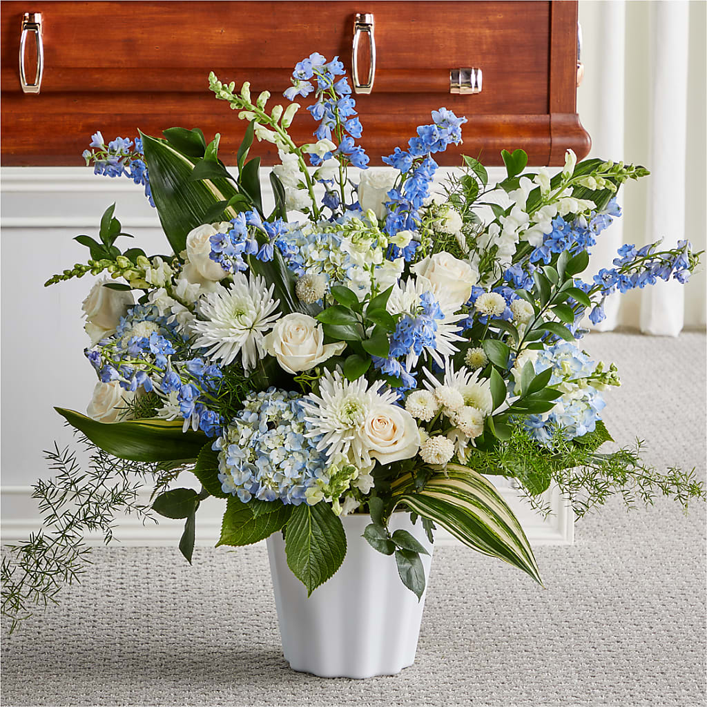 Everlasting Memories Floor Basket – BRICK HOUSE FLORIST & GIFTS, Staunton IL