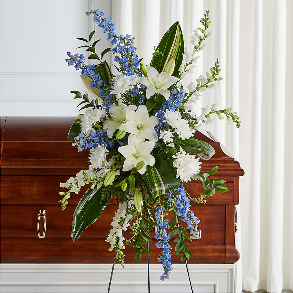 Eternal Impressions Standing Spray – BRICK HOUSE FLORIST & GIFTS, Staunton IL