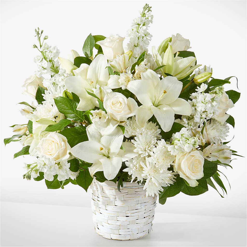 Peaceful Reflections Arrangement – BRICK HOUSE FLORIST & GIFTS, Staunton IL