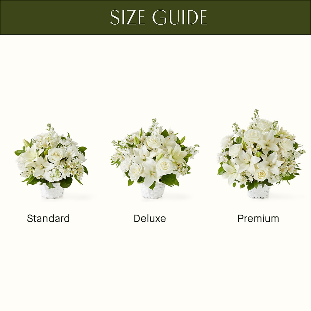 Peaceful Reflections Arrangement – BRICK HOUSE FLORIST & GIFTS, Staunton IL
