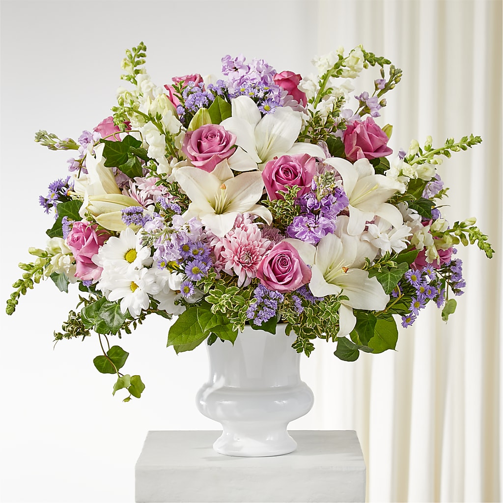 Remarkable Life Urn Arrangement – BRICK HOUSE FLORIST & GIFTS, Staunton IL
