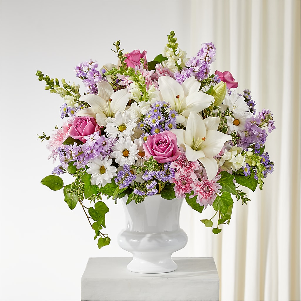 Remarkable Life Urn Arrangement – BRICK HOUSE FLORIST & GIFTS, Staunton IL