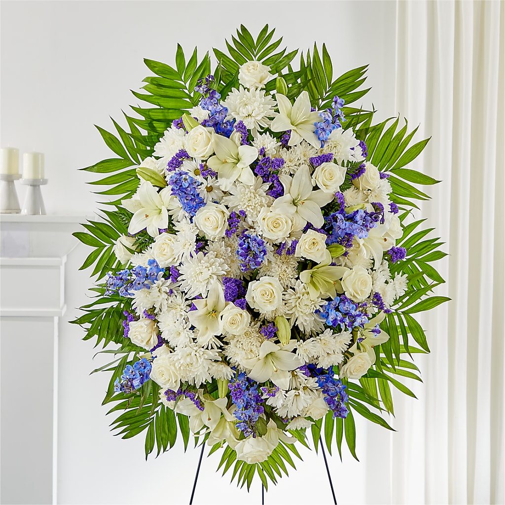 At Rest Standing Spray – BRICK HOUSE FLORIST & GIFTS, Staunton IL