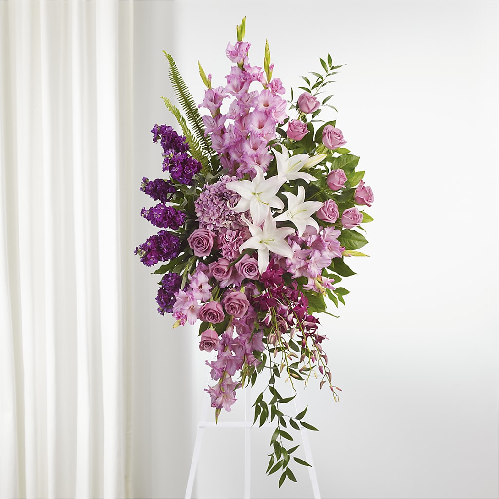 Never Alone Standing Spray – BRICK HOUSE FLORIST & GIFTS, Staunton IL