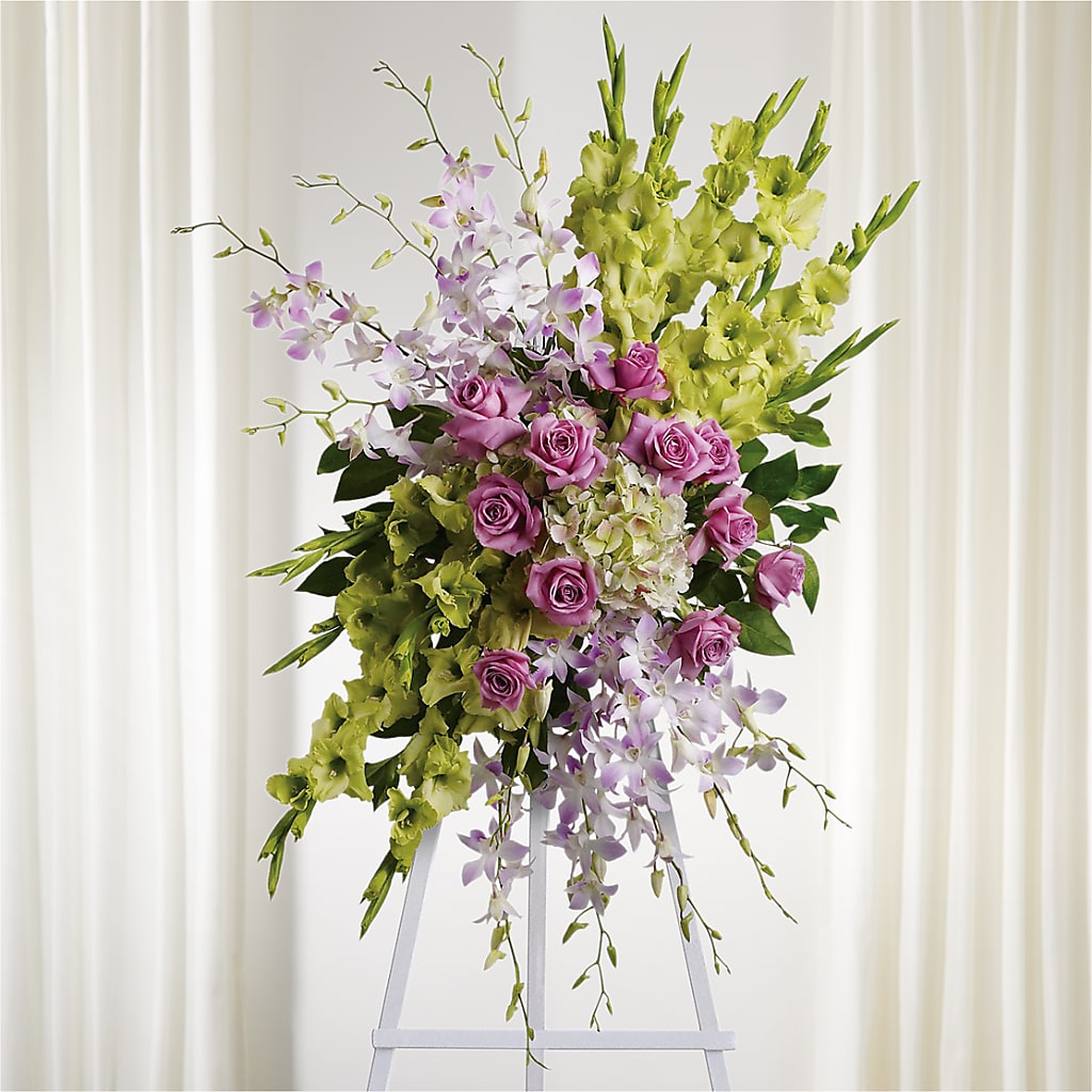 Lasting Legacy Standing Spray – BRICK HOUSE FLORIST & GIFTS, Staunton IL
