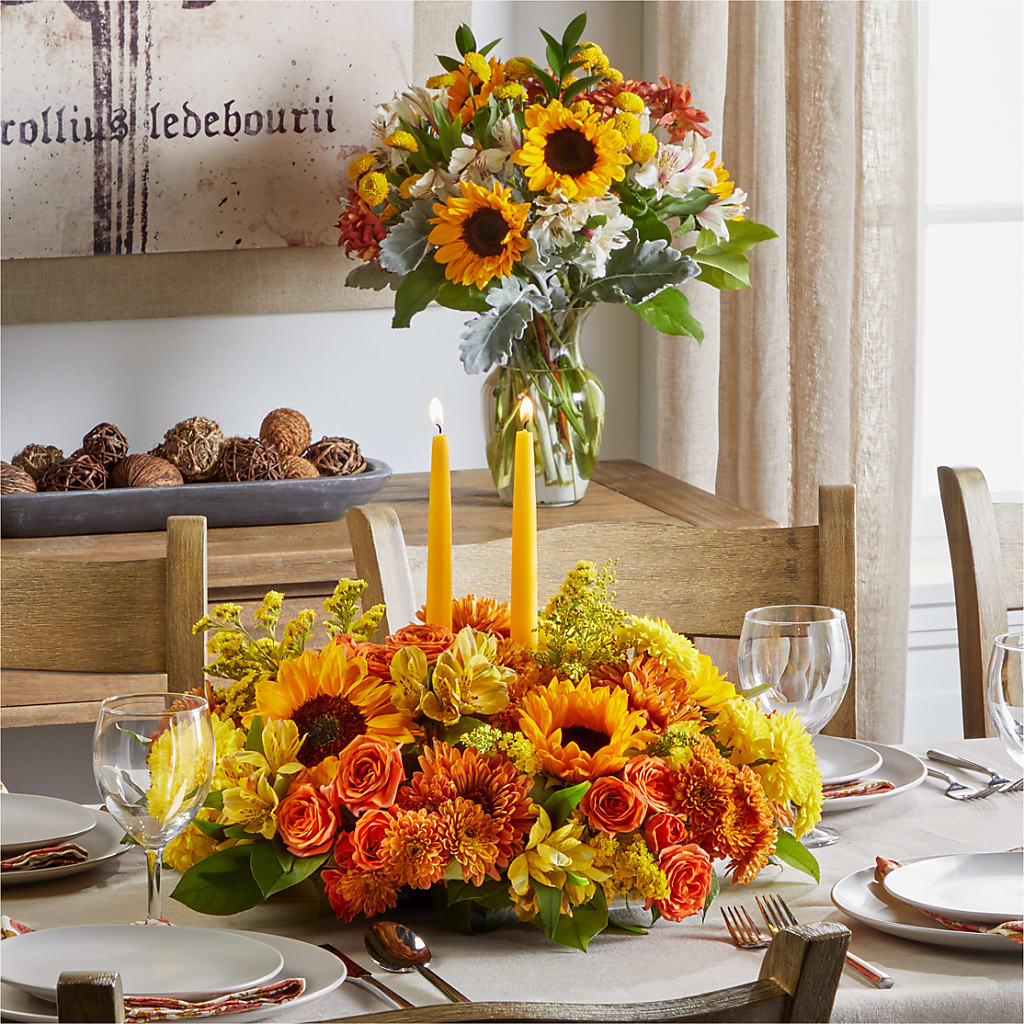 Golden Gathering Bundle – BRICK HOUSE FLORIST & GIFTS, Staunton IL