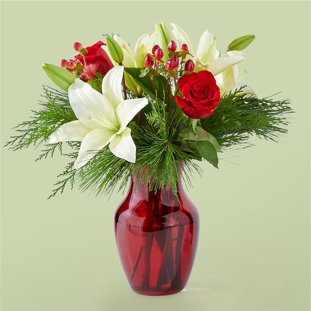 Evergreen Delight Bouquet – BRICK HOUSE FLORIST & GIFTS, Staunton IL