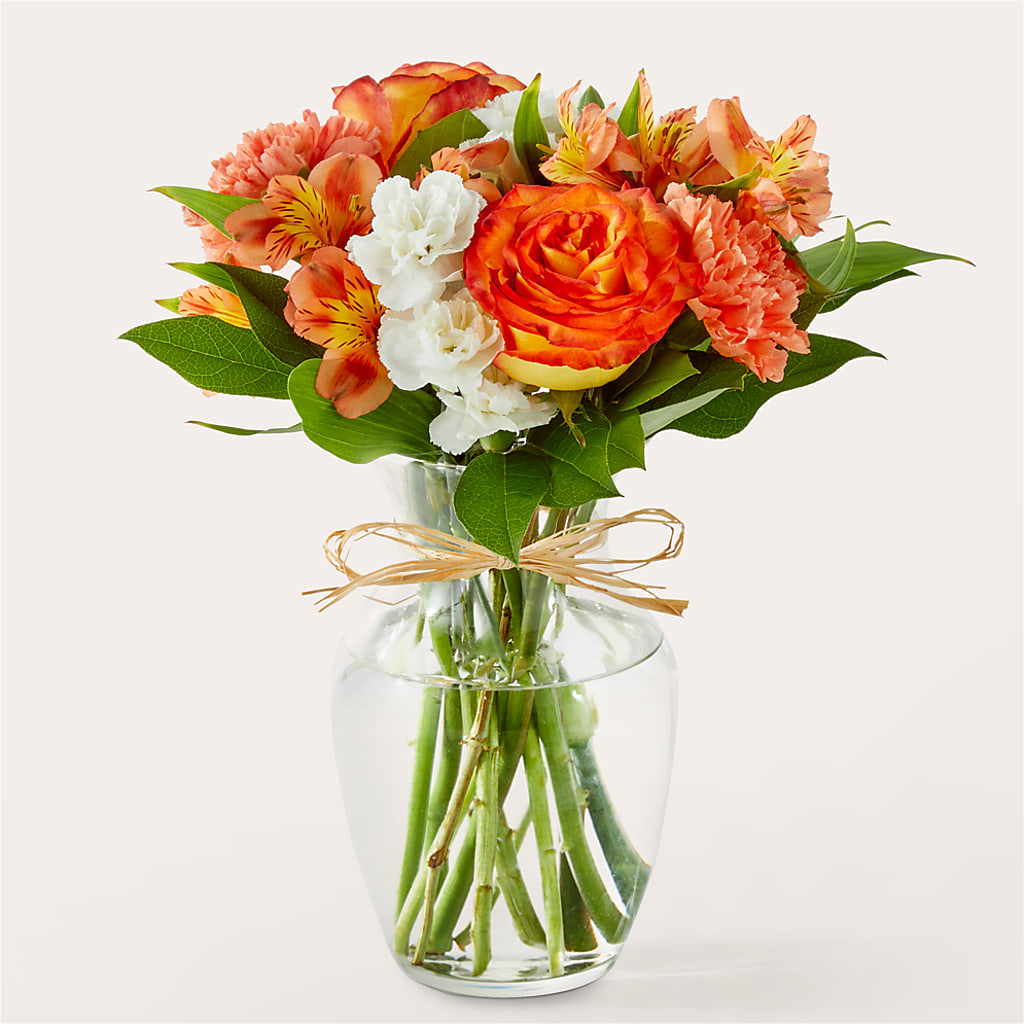 Apricot Glow Bouquet – BRICK HOUSE FLORIST & GIFTS, Staunton IL