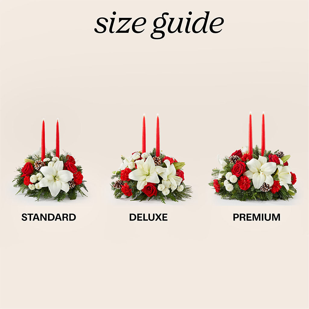 Seasonal Festivities Centerpiece – BRICK HOUSE FLORIST & GIFTS, Staunton IL